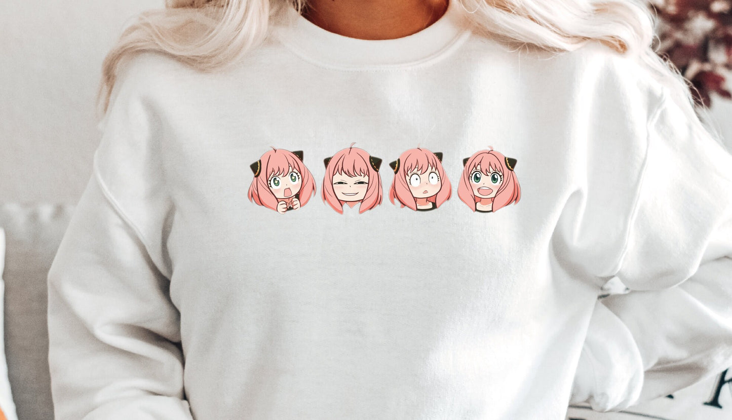 Anime Sweatshirt, Family Gift, Anime Lover Sweatshirt, Hoodie gift for her, Gift for Him