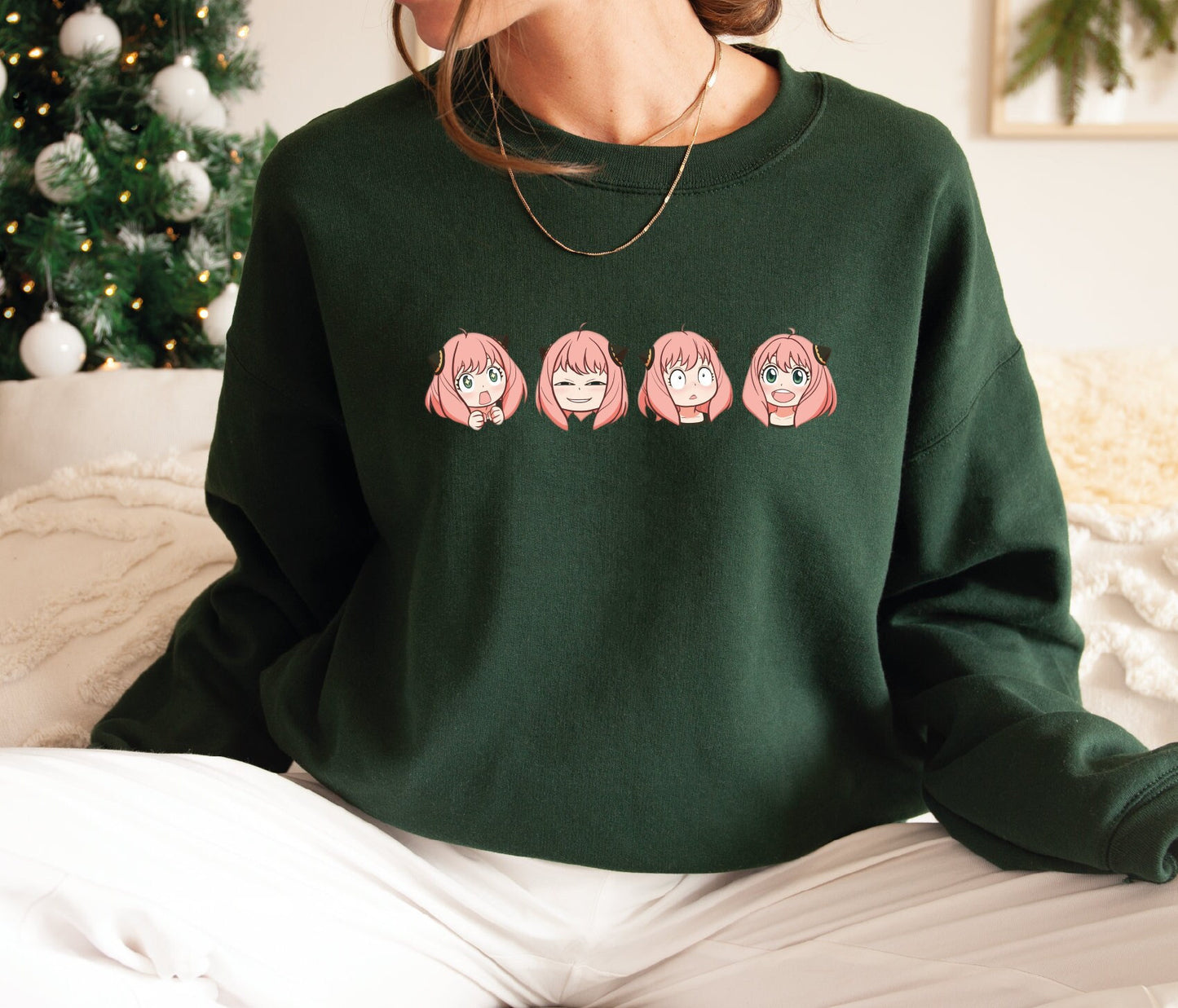 Anime Sweatshirt, Family Gift, Anime Lover Sweatshirt, Hoodie gift for her, Gift for Him