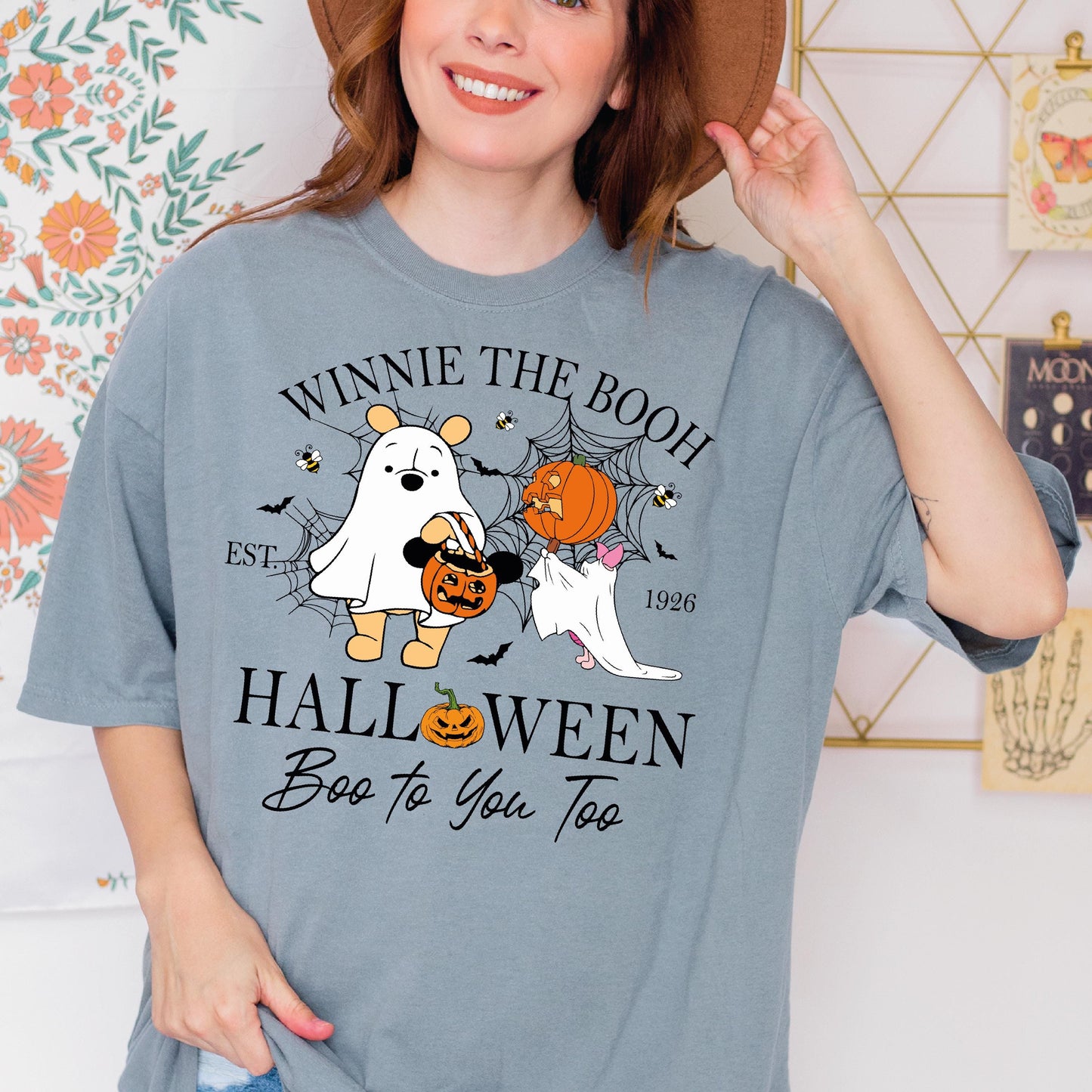 Boo to You Winnie the Pooh Shirt, Piglet Pooh Shirt, Fall Season Shirt, Halloween Disney Shirt