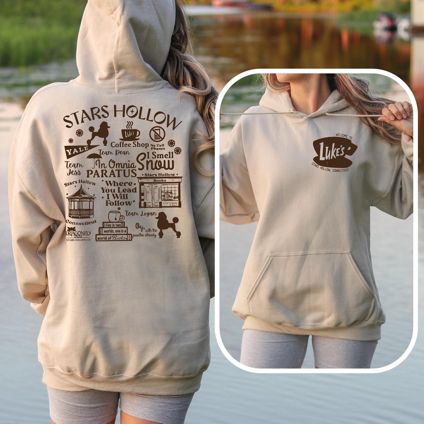 Stars Hallow Lukes Sweatshirt Shirt Hoodies Adult