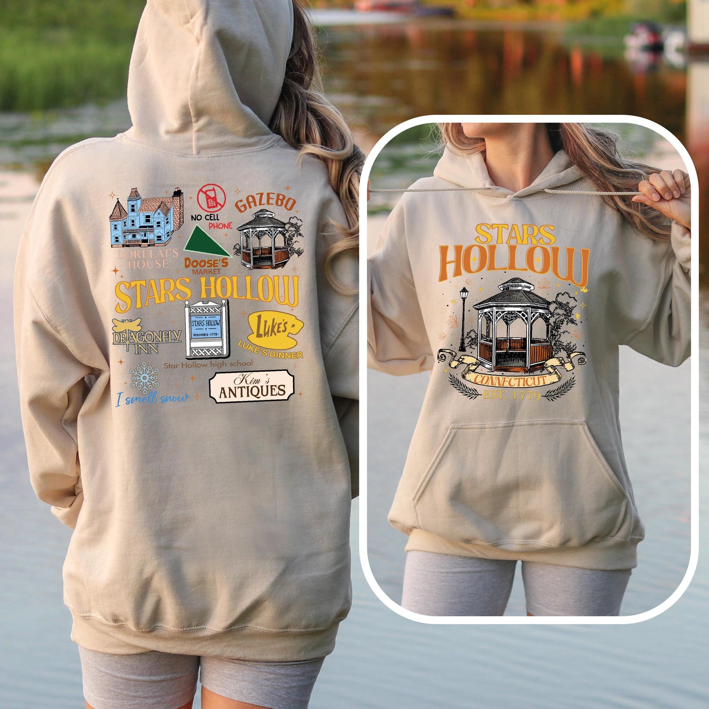 Autumn Fall Stars Hallow Lukes Sweatshirt Shirt Hoodies Adult