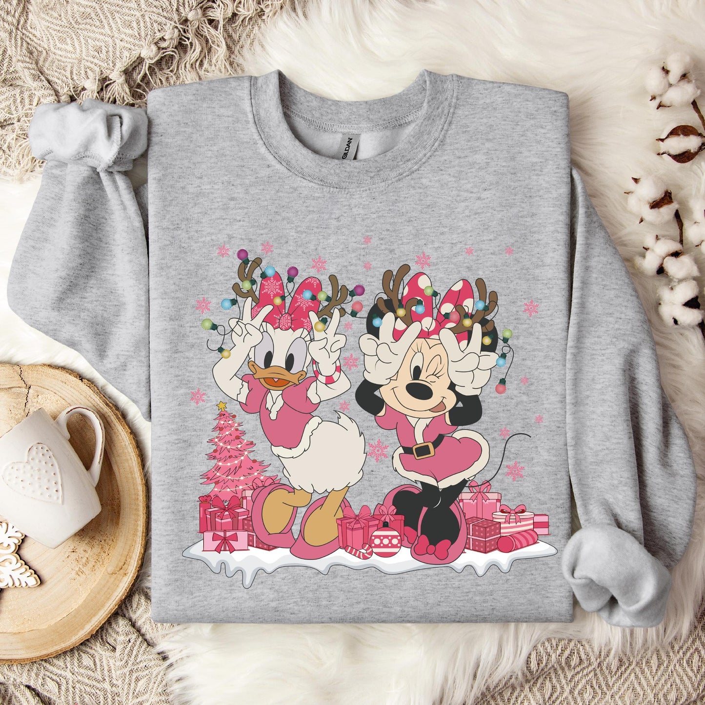 Disney Couple Family Christmas Sweatshirt and Hoodie T-Shirts