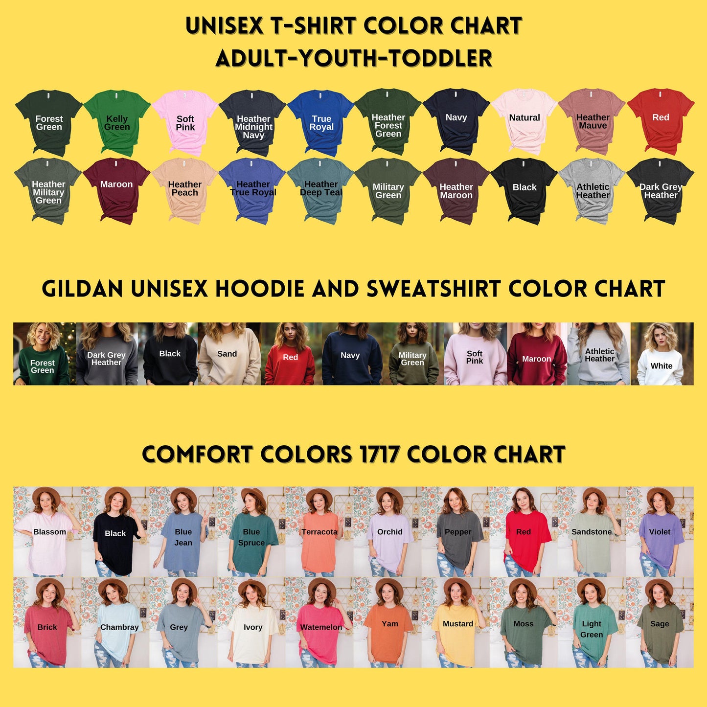 a group of women's t - shirts with different colors