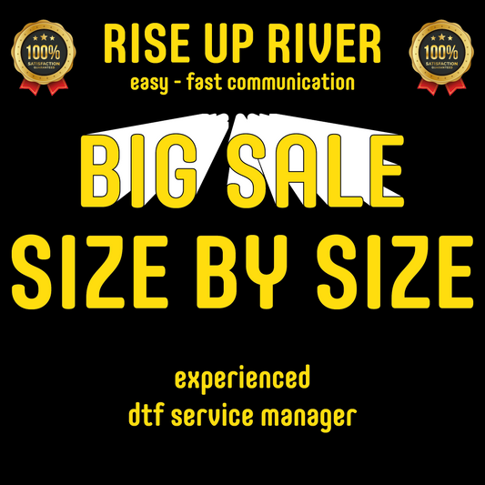 DTF Transfers Size by Size