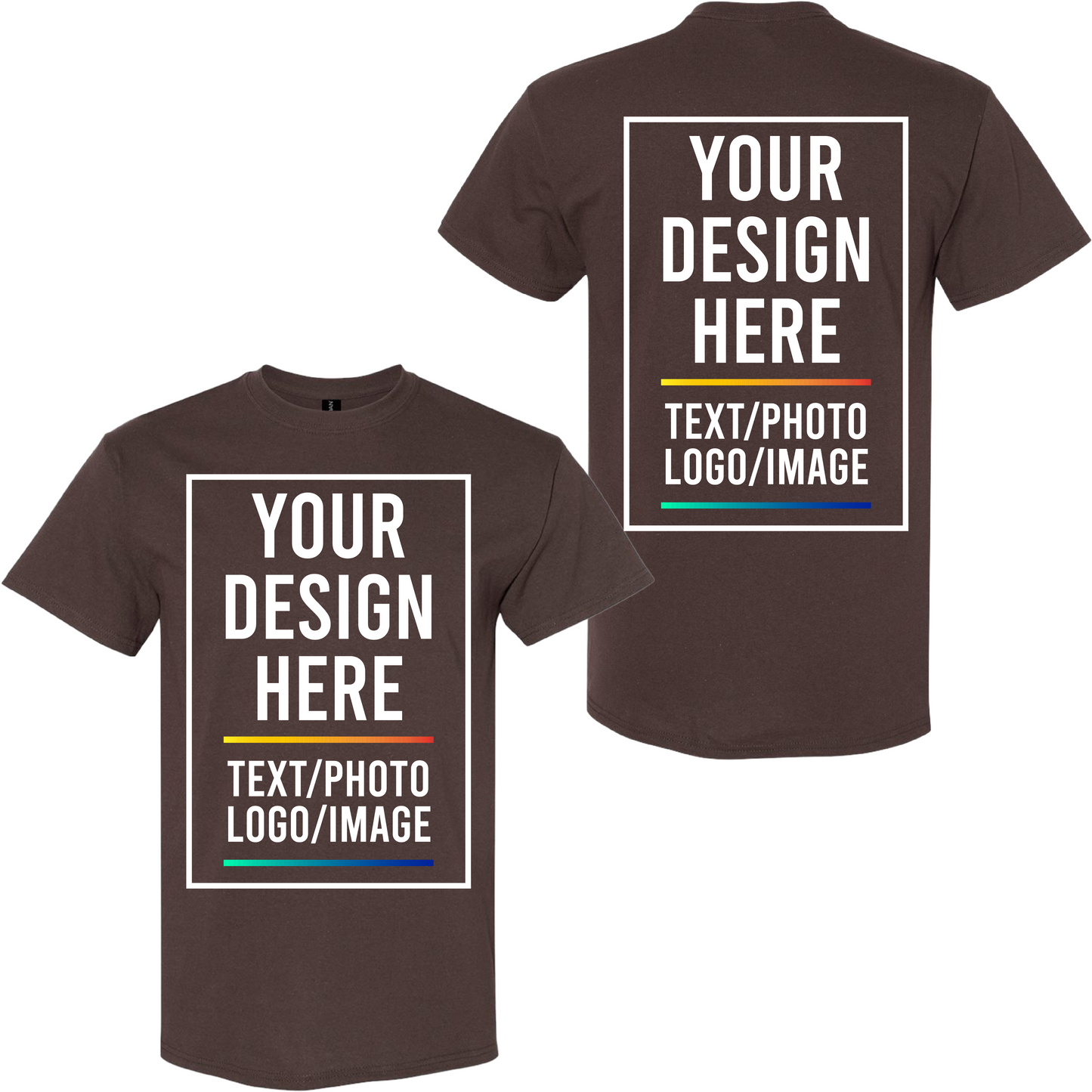 Custom Logo Gildan 5000 Heavy Cotton T-Shirt