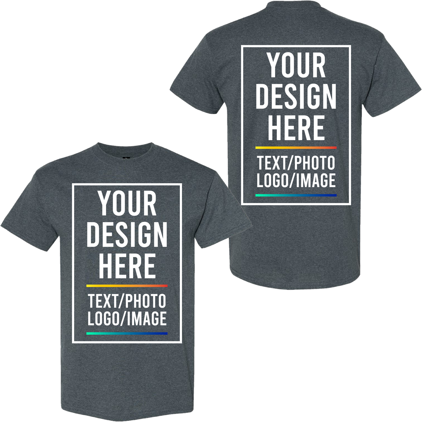 Custom Logo Gildan 5000 Heavy Cotton T-Shirt