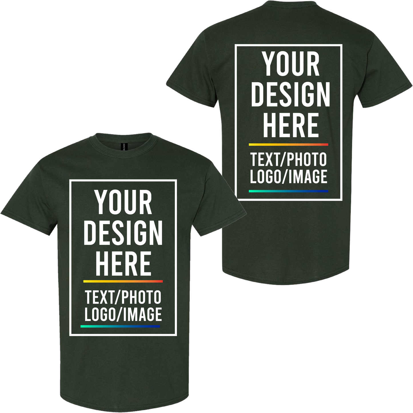 Custom Logo Gildan 5000 Heavy Cotton T-Shirt