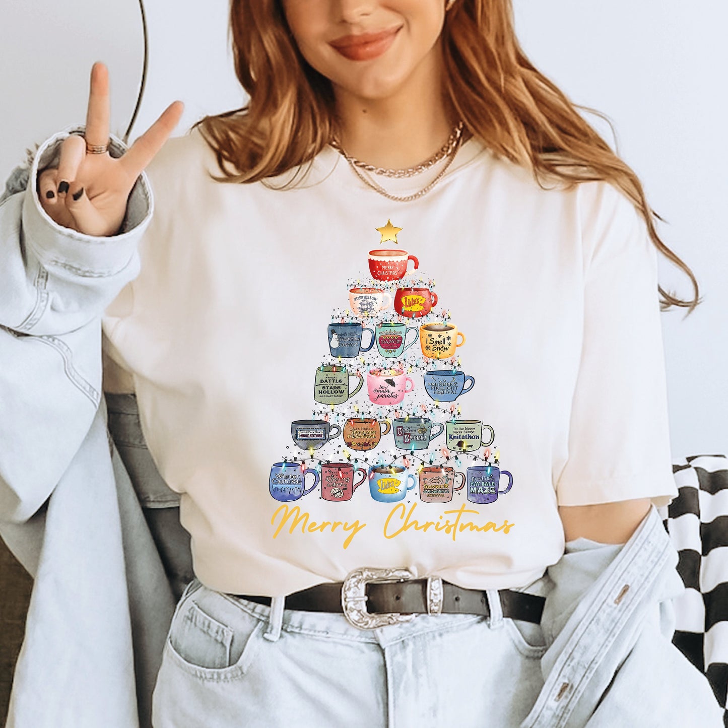 Christmas Lukes Stars Hollow Sweatshirt and Hoodie T-Shirts