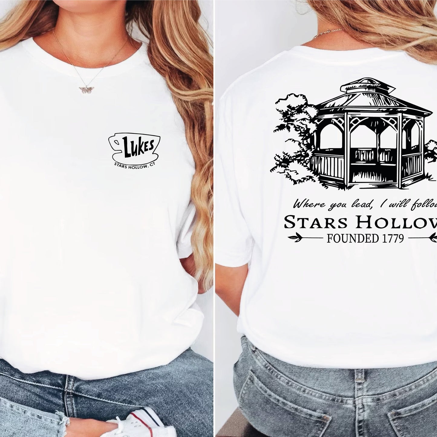 Stars Hallow Lukes Sweatshirt Shirt Hoodies Adult