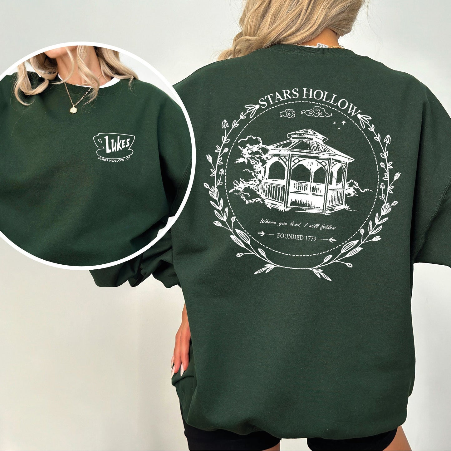 Stars Hallow Lukes Sweatshirt Shirt Hoodies Adult