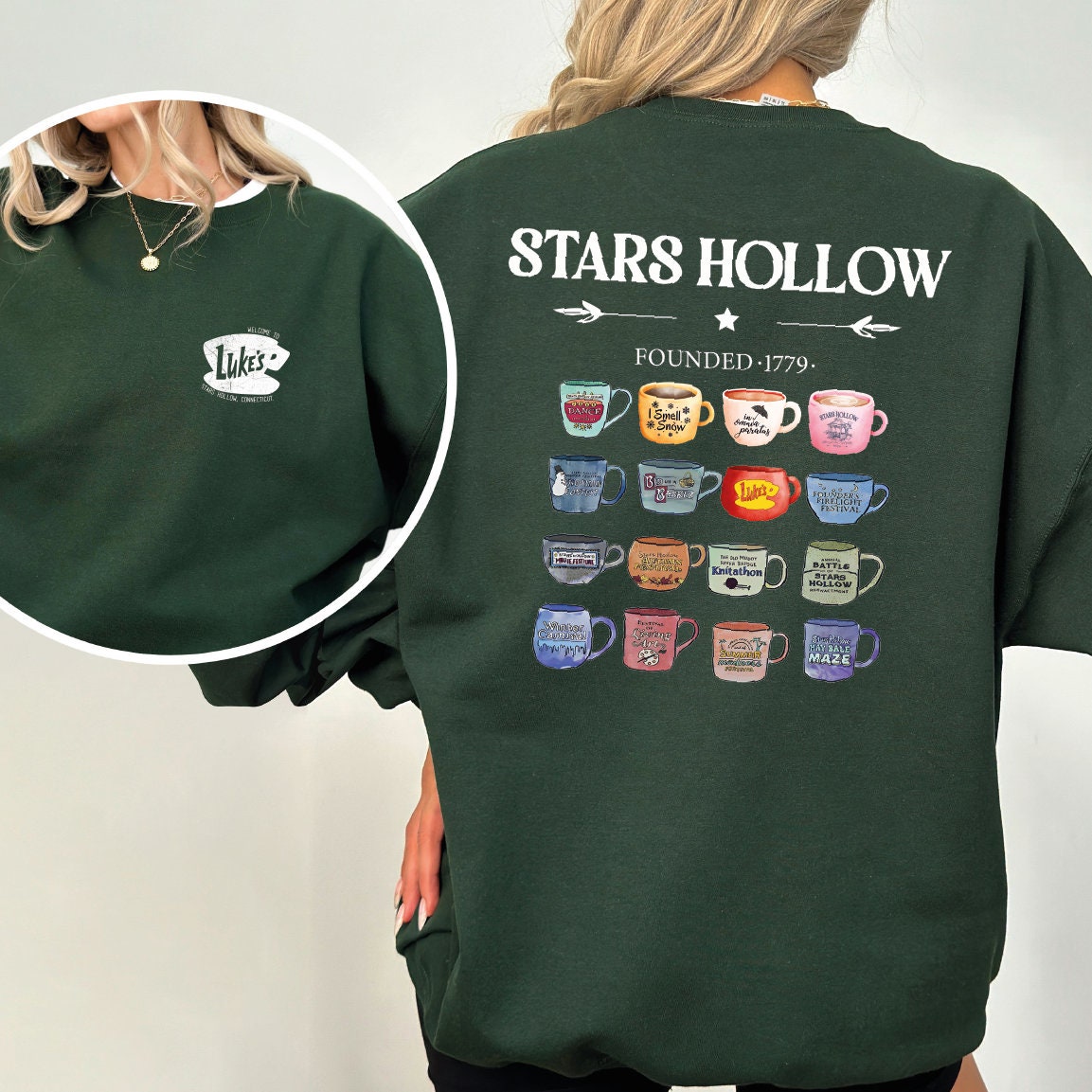 Stars Hallow Lukes Sweatshirt Shirt Hoodies Adult, Gift For Mom