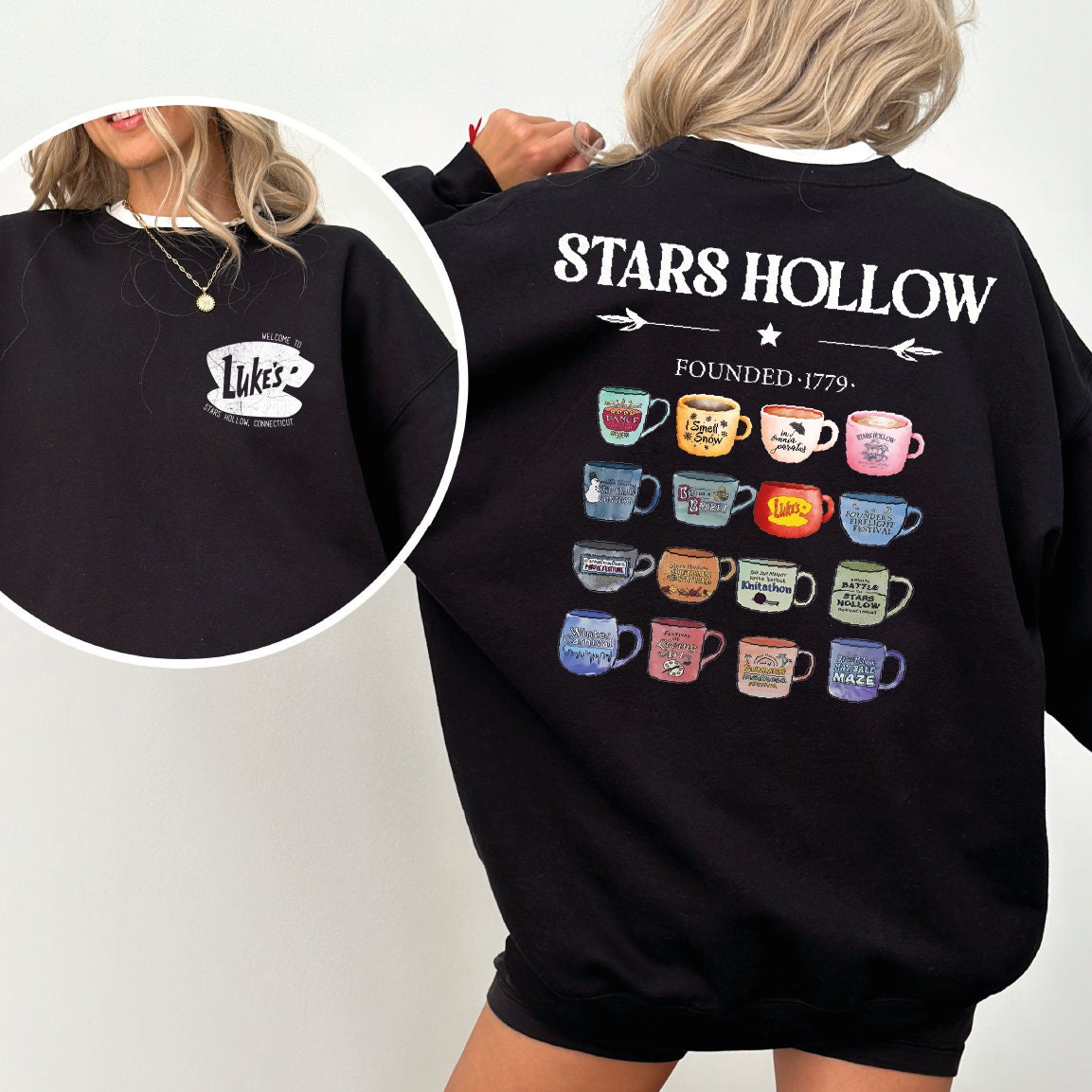 Stars Hallow Lukes Sweatshirt Shirt Hoodies Adult, Gift For Mom
