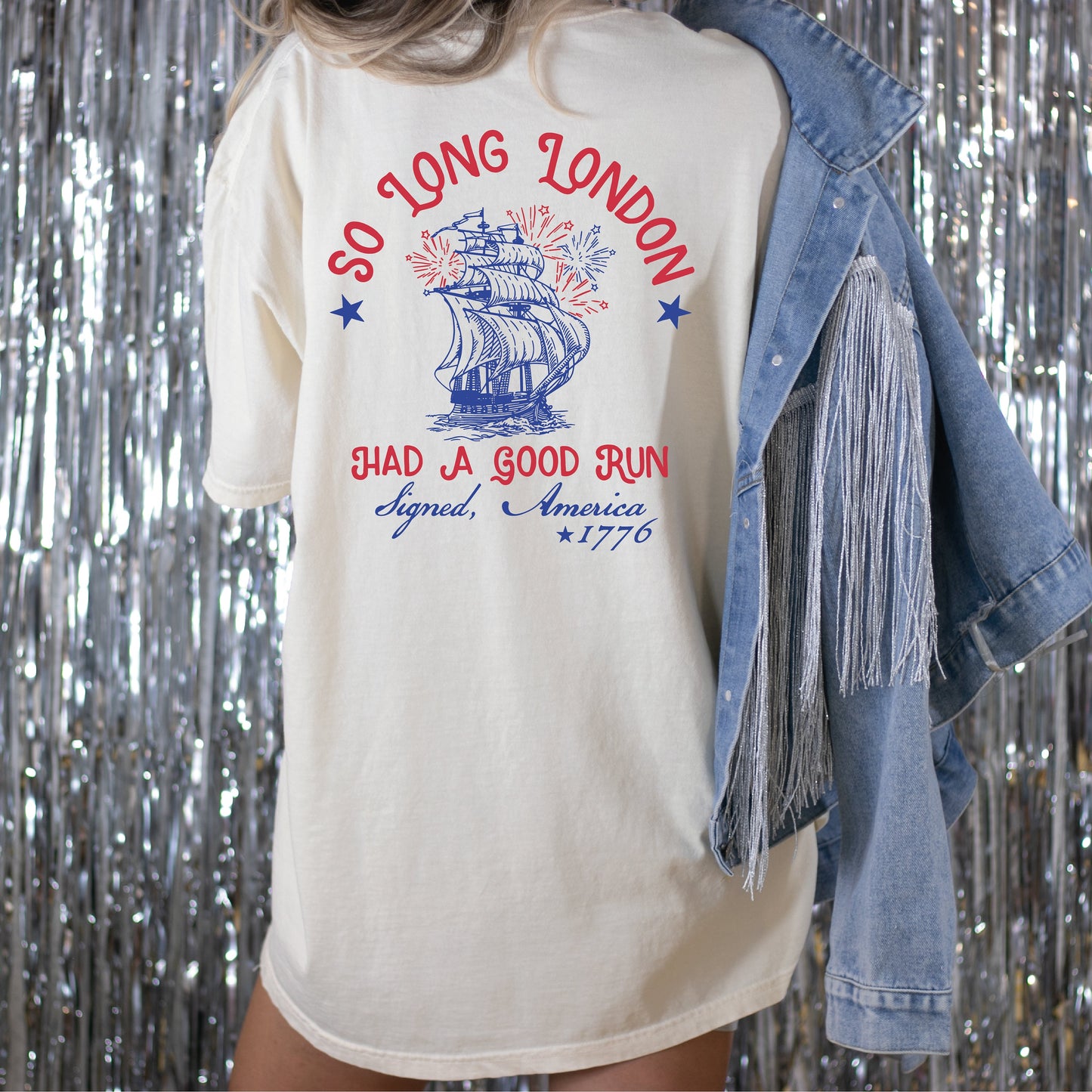 So Long London 4th of July 1776 Usa Shirts Girls Patriotic Gift Shirt
