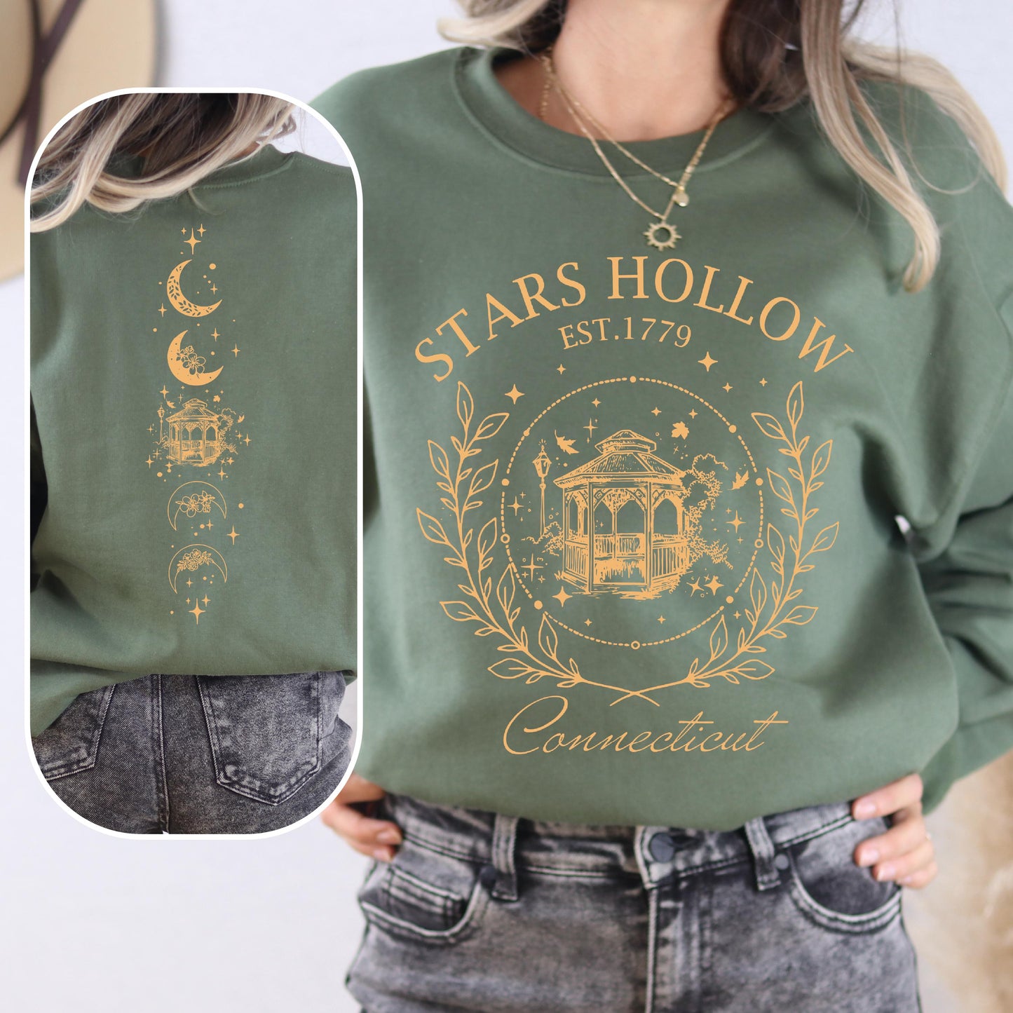 Stars Hallow Lukes Sweatshirt Shirt Hoodies Adult