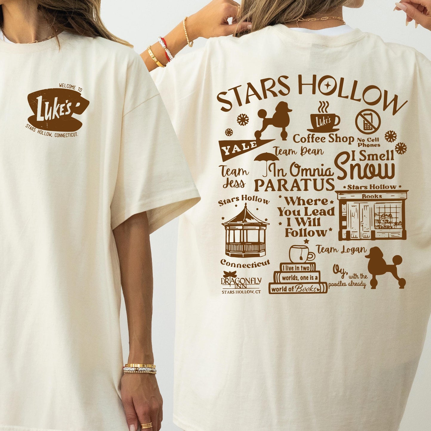 Stars Hallow Lukes Comfort Colors Shirt Autumn Coffee Shirt, Adult Unisex