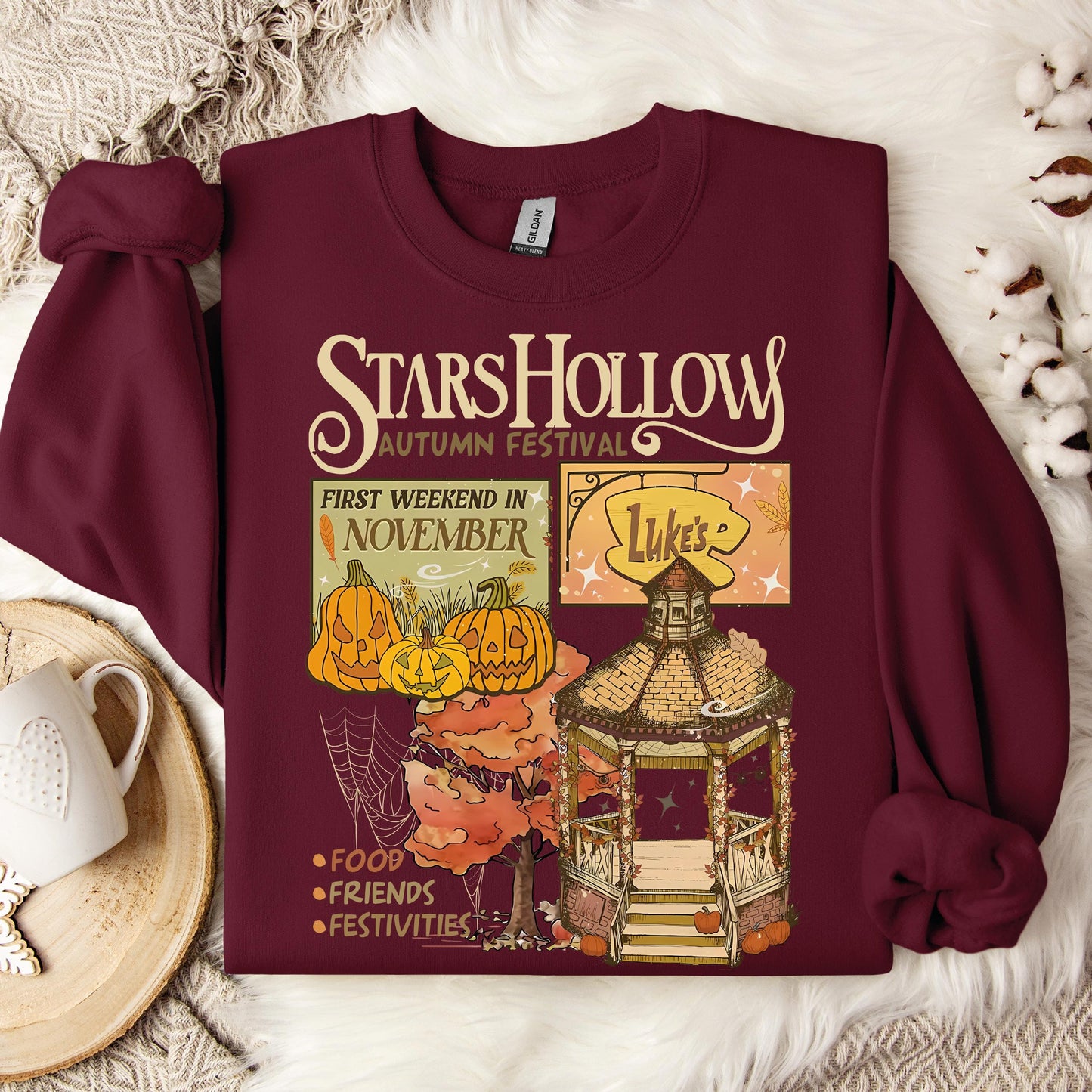 Stars Hallow Lukes Sweatshirt Shirt Hoodies Adult