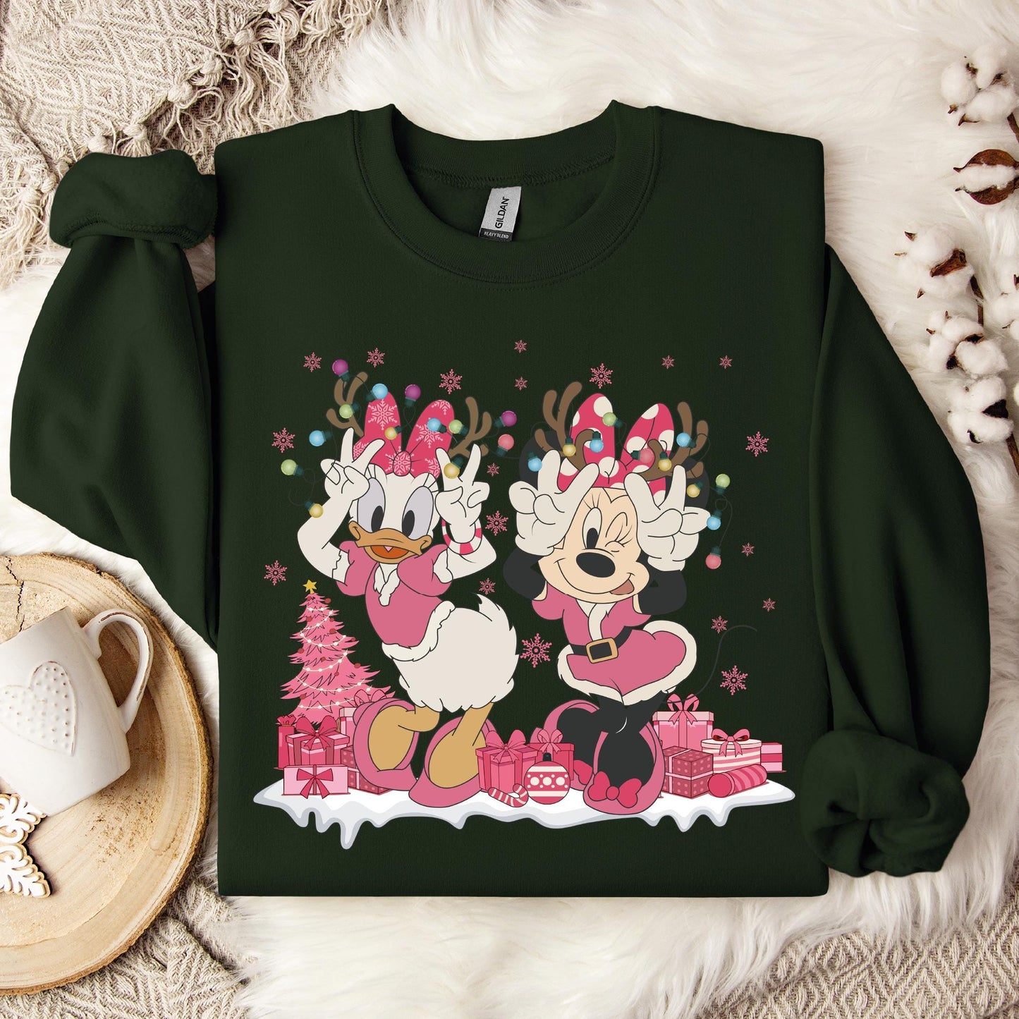 Disney Couple Family Christmas Sweatshirt and Hoodie T-Shirts