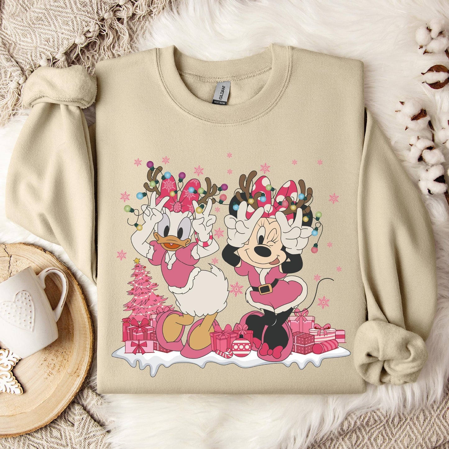 Disney Couple Family Christmas Sweatshirt and Hoodie T-Shirts