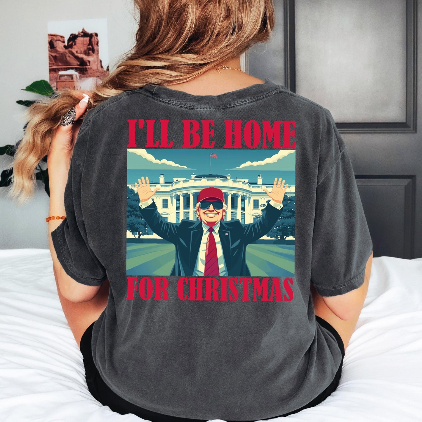 I will be home for Christmas Taking America Back Sweatshirt, Trump Sweatshirt, Trump 'Merica T-shirt,