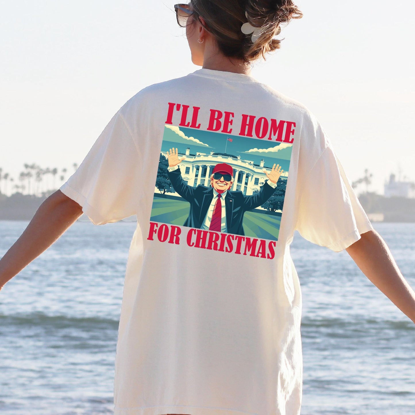 I will be home for Christmas Taking America Back Sweatshirt, Trump Sweatshirt, Trump 'Merica T-shirt,