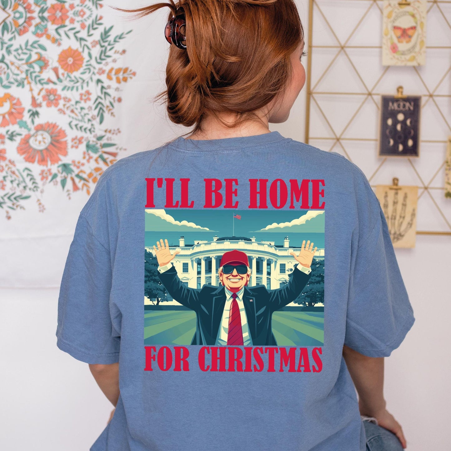 I will be home for Christmas Taking America Back Sweatshirt, Trump Sweatshirt, Trump 'Merica T-shirt,